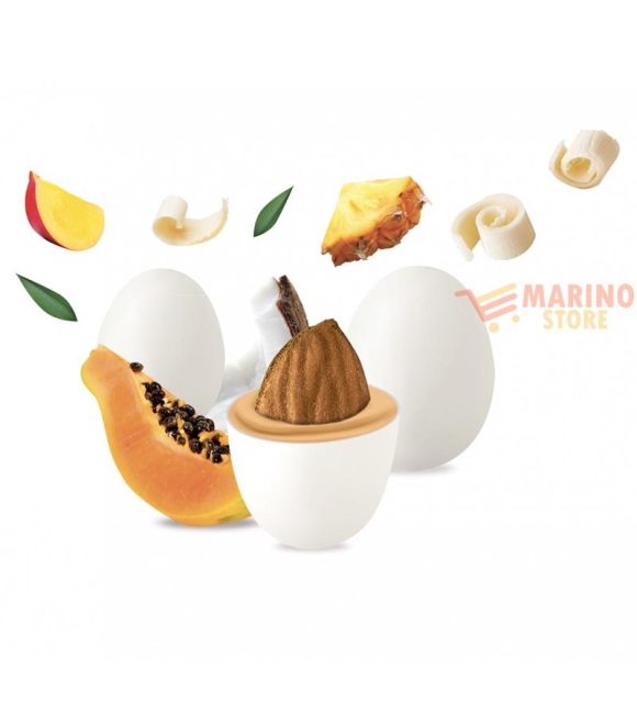 Immagine 1 di Confetti Bianchi Ciocomandorla Maxtris Gusto Frutta Tropicale