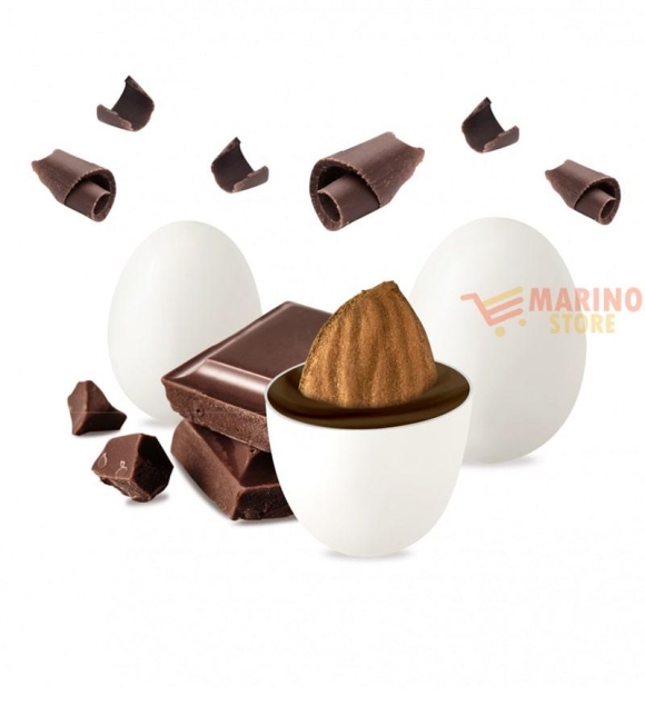 Immagine 1 di Confetti Bianchi Ciocomandorla Maxtris Gusto Noir