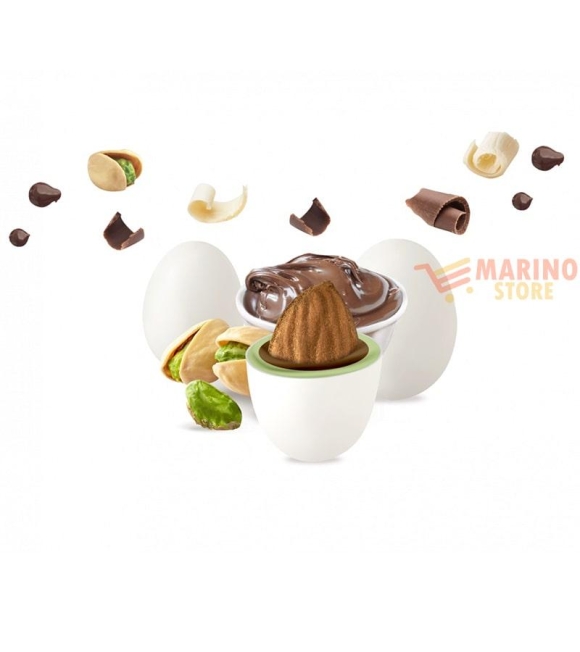 Immagine 1 di Confetti Bianchi Ciocomandorla Maxtris Gusto Pistacchio e Gianduia