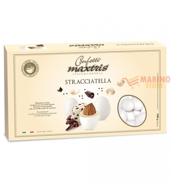 Immagine 0 di Confetti Bianchi Ciocomandorla Maxtris Gusto Stracciatella