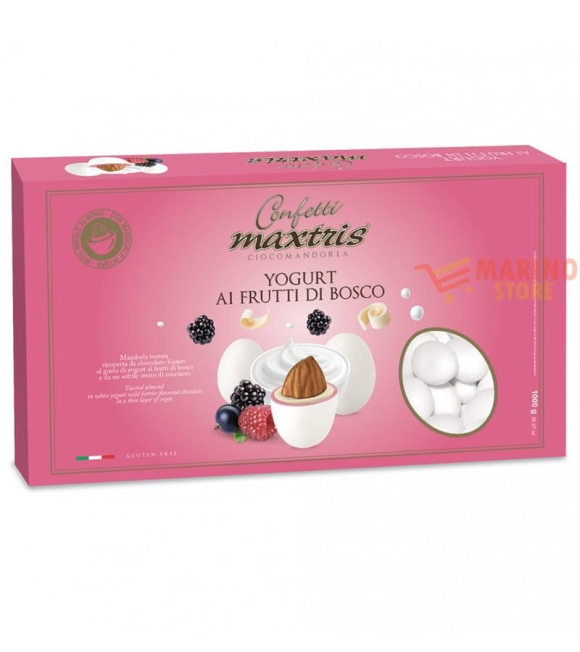 Immagine 0 di Confetti Bianchi Ciocomandorla Maxtris Gusto Yogurt ai Frutti di Bosco