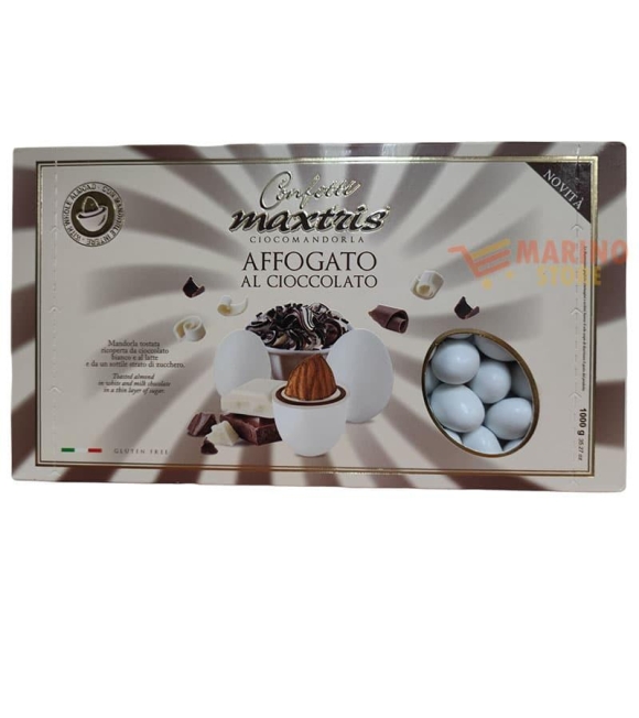 Immagine 2 di Confetti Bianchi Ciocomandorla Maxtris Gusto affogato al cioccolato