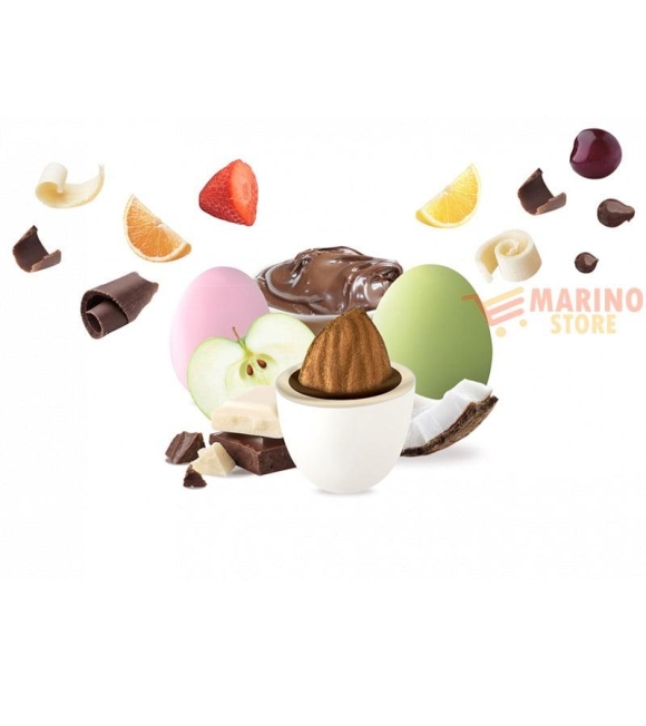 Immagine 1 di Confetti Ciocomandorla Colorati Mix Twist Maxtris ai gusti Assortiti alla Frutta Confezionati Singolarmente