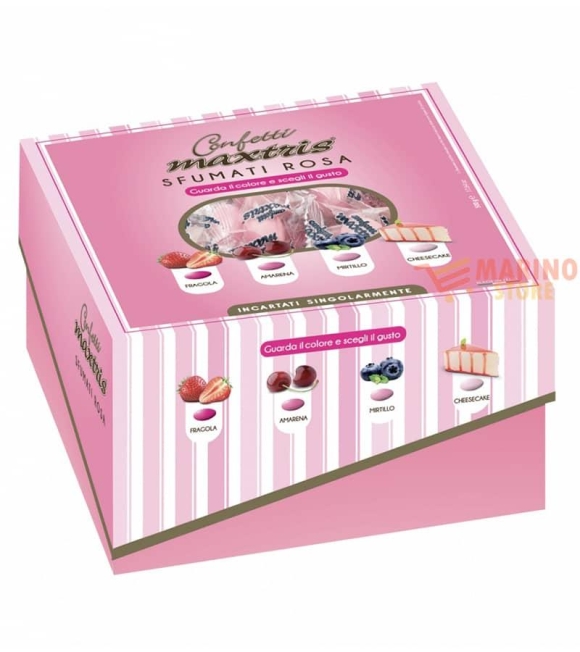 Immagine 0 di Confetti Ciocomandorla Dolce Arrivo Sfumati Rosa ai Gusti Assortiti confezionati singolarmente