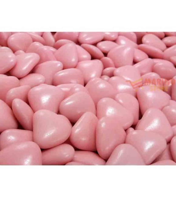 Immagine 0 di Confetti cuoricini rosa 1 kg