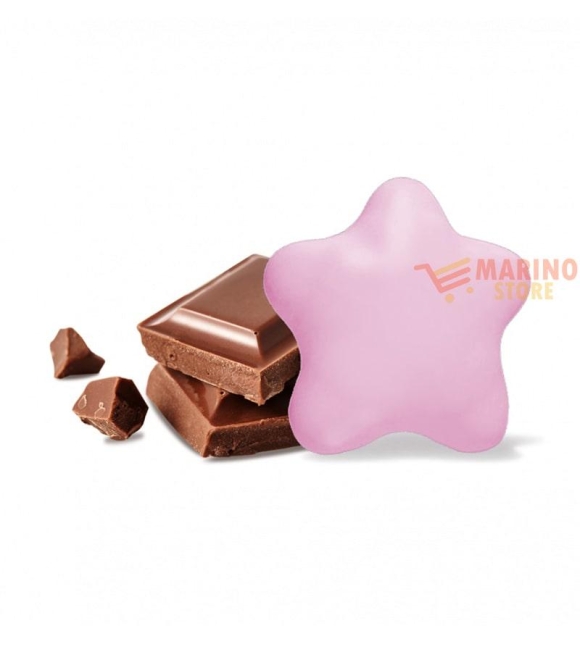 Immagine 1 di Confetti Le Dolci Stelle Rosa al Cioccolato confezionati singolarmente