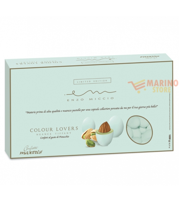 Immagine 0 di Confetti maxtris Enzo Miccio nuace colore tiffany gusto pistacchio