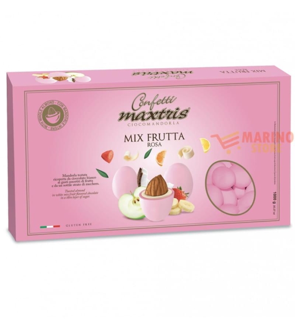 Immagine 0 di Confetti Rosa Ciocomandorla Maxtris Gusto Frutta