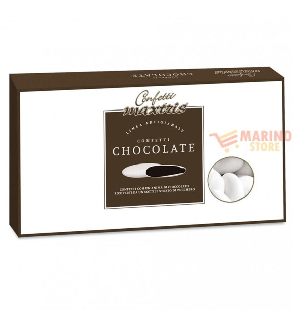 Immagine 1 di Confetti Rossi al Cioccolato Fondente Maxtris
