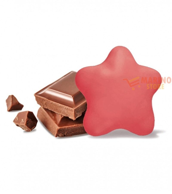 Immagine 1 di Confetti Rossi Le Dolci Stelle al Cioccolato confezionati singolarmente