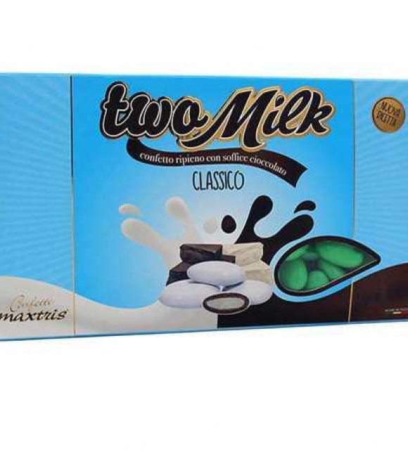 Immagine 0 di Confetti Verde al Cioccolato Two Milk Gusto Classico Maxtris