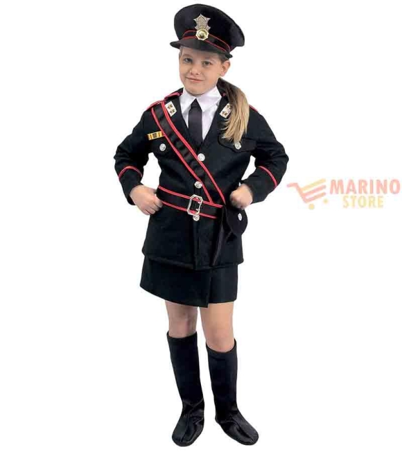 Costume carnevale carabiniere ragazza l - Bimba - CARNIVAL TOYS S.R.L.
