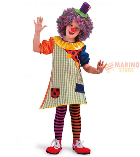 Immagine 0 di Costume Pagliaccina 4-5 Anni Bambina – Perfetto per Carnevale e Feste a Tema Circo