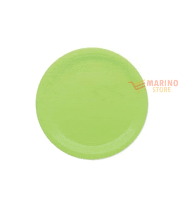 Immagine 0 di Piatto Verde mela 24 cm ecolor in carta 25 pz