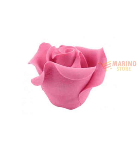 Immagine 0 di Rose Rosa zucchero D 2,5 cm 4 pz