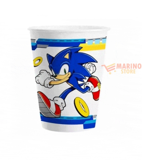 Immagine 0 di Sonic - 8 Bicchieri 20 cl in carta