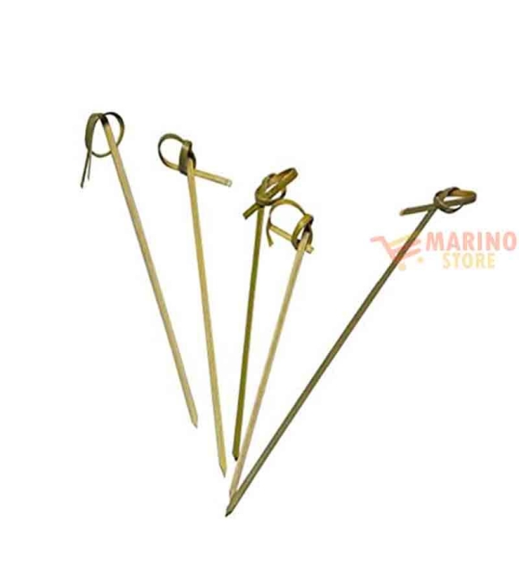 Immagine 0 di Spiedini in bambù ricciolo 18 cm 100 pz