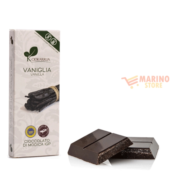 Immagine 0 di Tavoletta cioccolata di modica vaniglia g.100