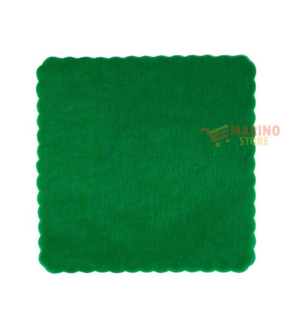 Immagine 0 di Velo Organza Smerlato Quadrato Color Verde 23 cm 1 pezzo