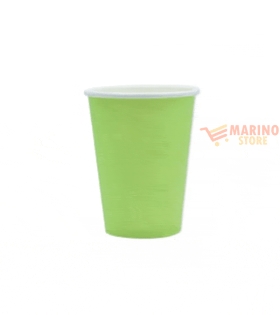 Bicchiere Verde mela 200 cc ecolor in carta 25 pz