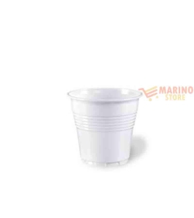 Bicchieri da caffè in plastica Bianco 100 pezzi 80 cc