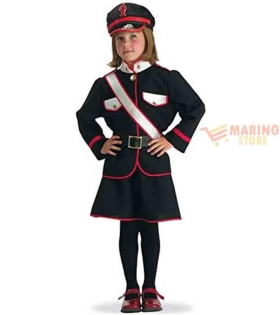 Costume carabiniera 10-11 anni in busta c/ga