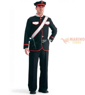 Costume carabiniere in busta c/ganc taglia M