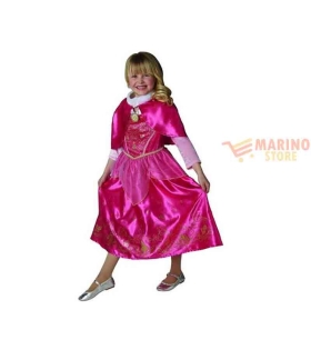 Costume carnevale bimba principessa aurora 3-4 anni