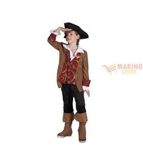 Costume carnevale bimbo pirate pedro 7-9 anni