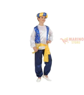 Costume carnevale bimbo principe arabo mis. 7-9 anni