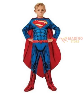 Costume carnevale bimbo superman classic 5-7 anni