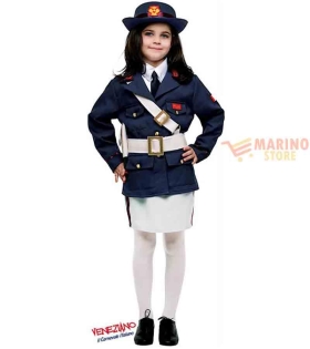 Costume carnevale poliziotta baby 3 anni