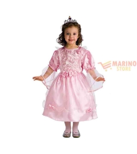Costume principessa rosa in busta 4 anni